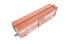 Load image into Gallery viewer, O Brass Pacific Limited WM - Western Maryland 1932 ARA Steel Boxcar w/Duryea Cushioned Underframe Pro-Painted No. 27628
