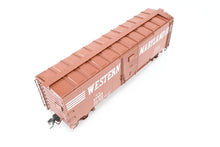 Load image into Gallery viewer, O Brass Pacific Limited WM - Western Maryland 1932 ARA Steel Boxcar w/Duryea Cushioned Underframe Pro-Painted No. 27628
