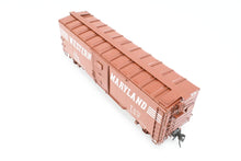 Load image into Gallery viewer, O Brass Pacific Limited WM - Western Maryland 1932 ARA Steel Boxcar w/Duryea Cushioned Underframe Pro-Painted No. 27628

