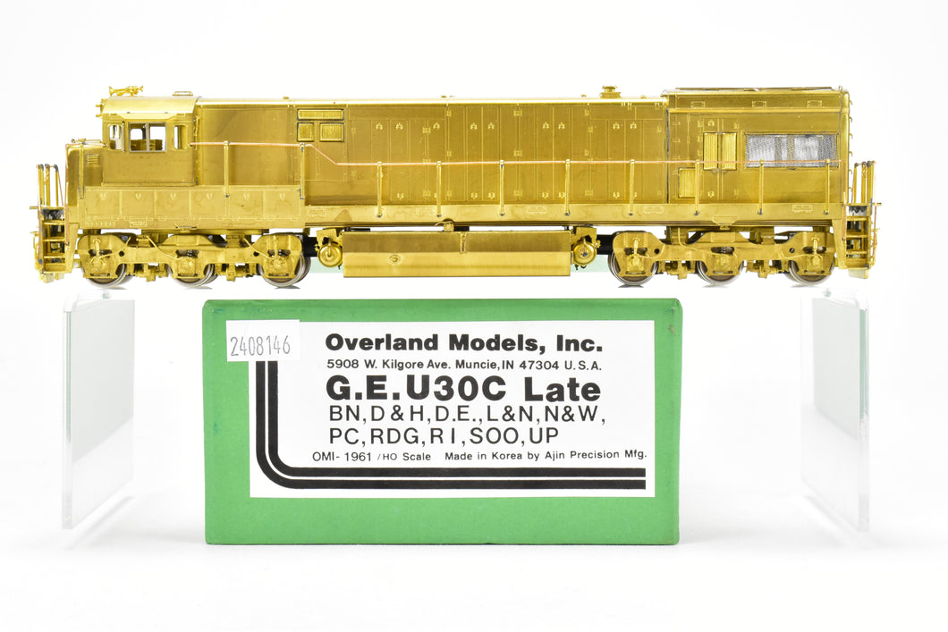 HO Brass OMI - Overland Models Inc. Various Roads GE U30C Late Version