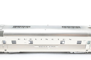 HO Brass Railway Classics CB&Q - Burlington Route EMC EA Shovel Nose Diesel Set Modernized “Silver King” and “Silver Queen” Factory Painted w/ DCC