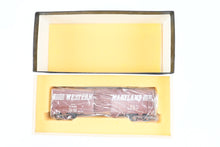 Load image into Gallery viewer, O Brass Pacific Limited WM - Western Maryland 1932 ARA Steel Boxcar w/Duryea Cushioned Underframe Pro-Painted No. 27628
