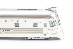 HO Brass Railway Classics CB&Q - Burlington Route EMC EA Shovel Nose Diesel Set Modernized “Silver King” and “Silver Queen” Factory Painted w/ DCC