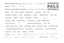 Load image into Gallery viewer, HO Brass Oriental Limited PRR - Pennsylvania Railroad EMD F7B PH I PRR Version FP REBOXX
