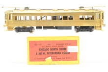 Load image into Gallery viewer, HO Brass Suydam CNS&amp;M - North Shore Line  737 "Skokie" Steel Interurban Coach
