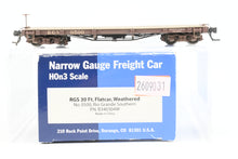 Load image into Gallery viewer, HOn3 Blackstone Models RGS - Rio Grande Southern 30' Flat Car No 0500 Weathered

