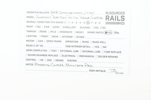 HO Brass GHB International Inc. IT - Illinois Terminal "The Owl" Trailer Sleeper