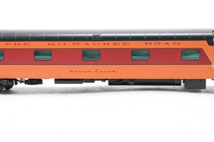 HO Brass Shoreham Shops MILW - Milwaukee Road Creek Series Sleeper Skytop No. 12, "Arrow Creek" 1952 Factory Painted