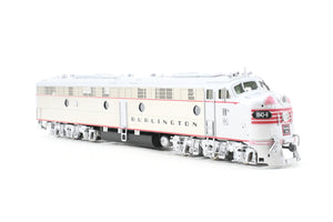 HO Brass CIL - Challenger Imports CB&Q - Burlington Route EMD E8A Factory Painted and Plated, No. 9943-B