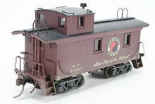 Load image into Gallery viewer, HO Brass NWSL - Northwest Short Line NP - Northern Pacific 1700 Series Wood Caboose As-Built Custom Painted &amp; Weathered No. 1203
