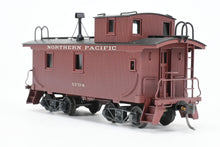Load image into Gallery viewer, HO Brass NWSL - Northwest Short Line NP - Northern Pacific Wood Caboose As-Built Pro Painted No. 1734
