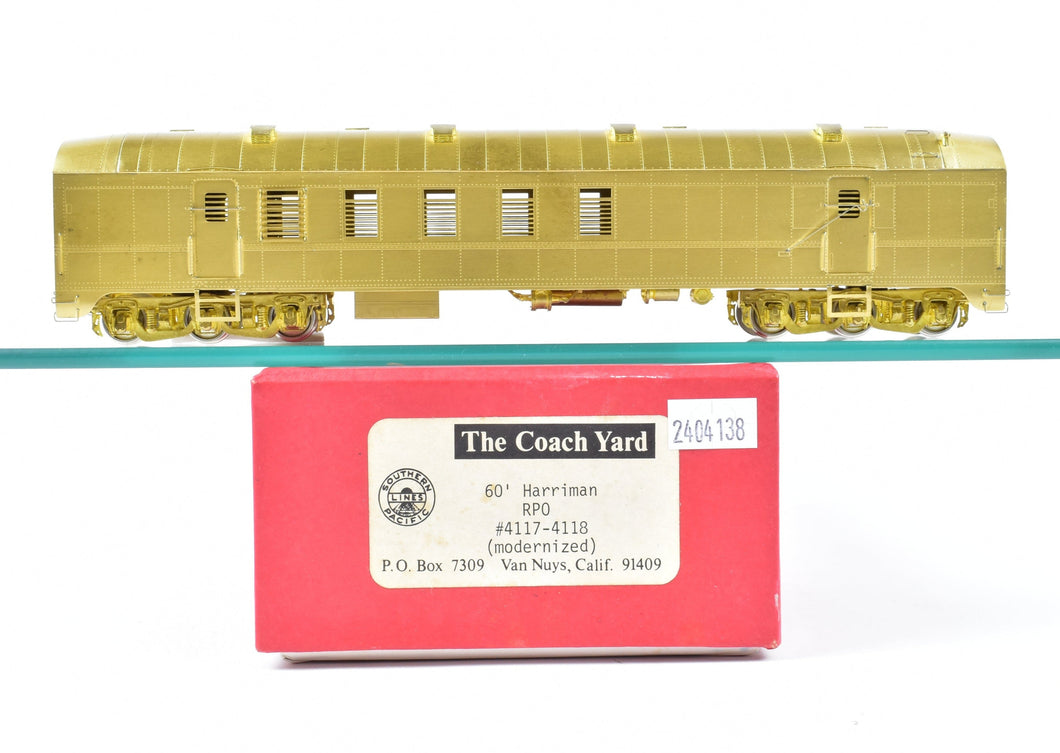 HO Brass TCY - The Coach Yard SP - Southern Pacific 60' Harriman RPO #4117-4118 Modernized