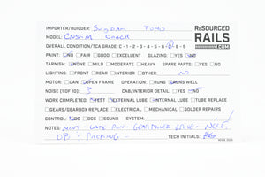 HO Brass Suydam CNS&M - North Shore Line 700 Series Interurban Coach WRONG BOX
