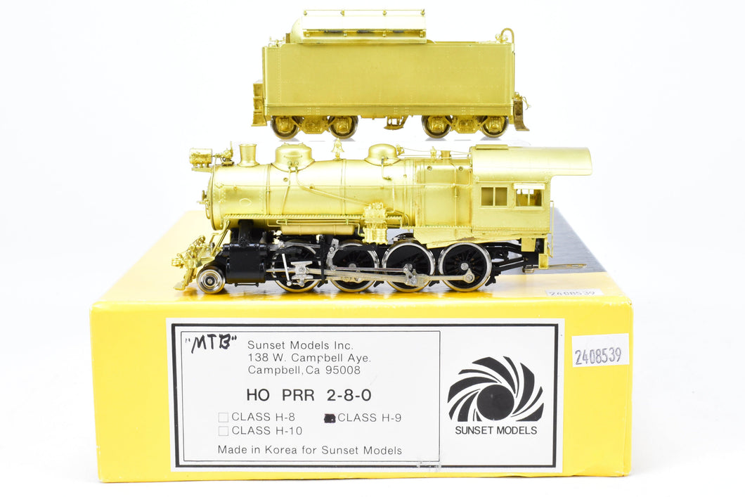 HO Brass Sunset Models PRR - Pennsylvania Railroad H-9 2-8-0 Consolidation
