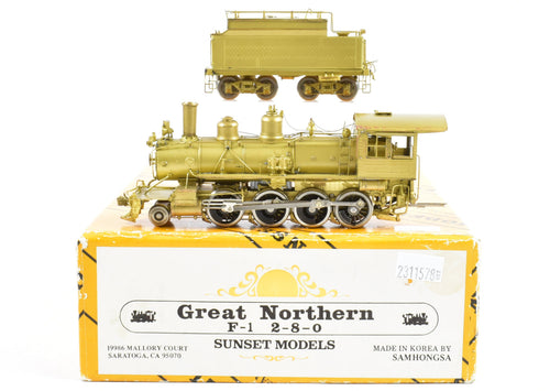 HO Brass Sunset Models CON GN - Great Northern 2-8-0 Class F-1