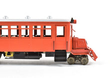 Load image into Gallery viewer, HO Brass Lambert Self-Propelled Mack Rail Bus FP Red and White
