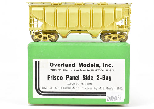 HO Brass OMI - Overland Models, Inc. SLSF - Frisco Panel Side 2-Bay Covered Hopper 