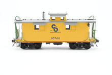 Load image into Gallery viewer, HO Brass DVP - Division Point C&amp;O - Chesapeake &amp; Ohio 90700 6-Window Cupola Caboose FP No. 90748 Late ’50’s Yellow

