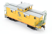 Load image into Gallery viewer, HO Brass DVP - Division Point C&amp;O - Chesapeake &amp; Ohio 90700 6-Window Cupola Caboose FP No. 90748 Late ’50’s Yellow
