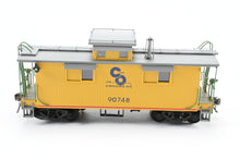 Load image into Gallery viewer, HO Brass DVP - Division Point C&amp;O - Chesapeake &amp; Ohio 90700 6-Window Cupola Caboose FP No. 90748 Late ’50’s Yellow
