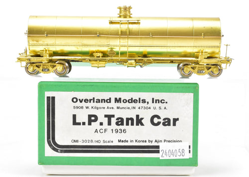 HO Brass OMI - Overland Models, Inc. ACF 1936 L. P. Tank Car