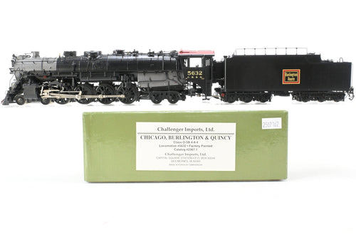 HO Brass CIL - Challenger Imports CB&Q - Burlington Route Class O-5b 4-8-4 FP #5632