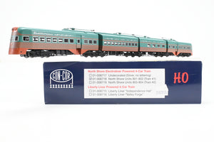 HO ConCor CNS&M - North Shore Line "Electroliner" 4-Car Set Train No. 1 Units 801 - 802
