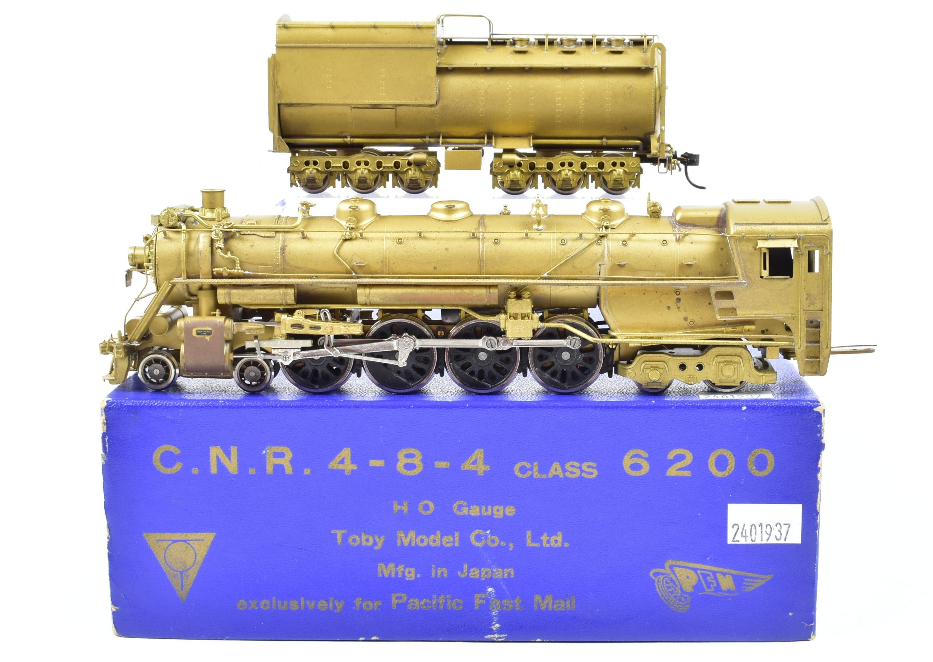 HO Brass PFM - Toby CNR - Canadian National Railway 4-8-4 Class 6200 U –  ReSourced Rails