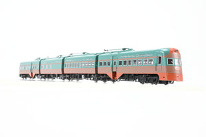HO ConCor CNS&M - North Shore Line "Electroliner" 4-Car Set Train No. 1 Units 801 - 802
