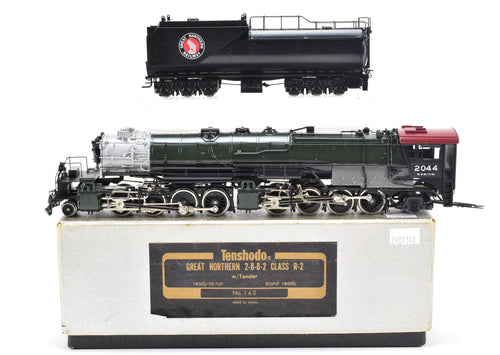 HO Brass PFM - Tenshodo GN - Great Northern 2-8-8-2 Class R-2 FP No. 2044 1980 Run
