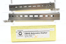 Load image into Gallery viewer, HO Brass Oriental Limited CB&amp;Q - Burlington Route Nebraska Zephyr 2-Car Add On Set
