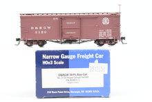 Load image into Gallery viewer, HOn3 Blackstone Models D&amp;RGW - Denver &amp; Rio Grande Western 30' Box Car Royal Gorge No. 3120


