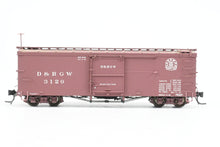 Load image into Gallery viewer, HOn3 Blackstone Models D&amp;RGW - Denver &amp; Rio Grande Western 30' Box Car Royal Gorge No. 3120
