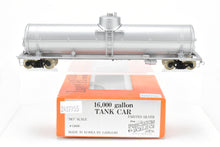 Load image into Gallery viewer, HO Brass PSC - Precision Scale Co. 16,000 Gallon Tank Car Factory Painted Silver with TCX - Texaco Decals
