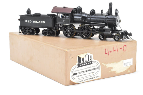 HO Brass LMB NYC - New York Central Buchanan Type 4-4-0 CP Fictional railroad Red Island NOB