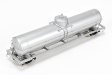 Load image into Gallery viewer, HO Brass PSC - Precision Scale Co. 16,000 Gallon Tank Car Factory Painted Silver with TCX - Texaco Decals
