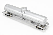 Load image into Gallery viewer, HO Brass PSC - Precision Scale Co. 16,000 Gallon Tank Car Factory Painted Silver with TCX - Texaco Decals
