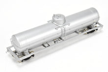 Load image into Gallery viewer, HO Brass PSC - Precision Scale Co. 16,000 Gallon Tank Car Factory Painted Silver with TCX - Texaco Decals
