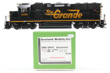 Load image into Gallery viewer, O Brass Overland Models, Inc. D&amp;RGW - Denver &amp; Rio Grande Western EMD GP60 FP No. 3156
