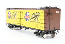 Load image into Gallery viewer, O Brass PSC - Precision Scale Co. PFE - Pacific Fruit Express 40’ R-30-12-9 Wood Refrigerator Car FP URTC 93185 Schlitz

