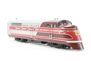 HO Brass Railway Classics CRI&P – Rock Island 1937 Peoria Rocket Set EMC TA Diesel and 4-Cars Factory Painted