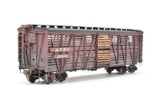 Load image into Gallery viewer, HO Brass Pecos River Brass ATSF - Santa Fe SK-S Stock Car C/P and Weathered
