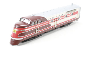 HO Brass Railway Classics CRI&P – Rock Island 1937 Peoria Rocket Set EMC TA Diesel and 4-Cars Factory Painted