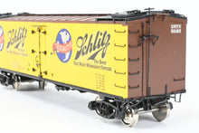 Load image into Gallery viewer, O Brass PSC - Precision Scale Co. PFE - Pacific Fruit Express 40’ R-30-12-9 Wood Refrigerator Car FP URTC 93185 Schlitz
