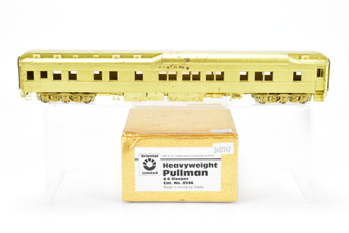 HO Brass Oriental Limited Various Roads Pullman Heavyweight 6 Section-6 Double Bedroom Sleeper