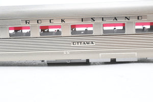 HO Brass Railway Classics CRI&P – Rock Island 1937 Peoria Rocket Set EMC TA Diesel and 4-Cars Factory Painted