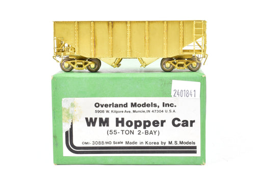 HO Brass OMI - Overland Models, Inc. WM - Western Maryland Hopper Car 55-Ton 2-Bay