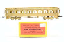Load image into Gallery viewer, HO Brass Suydam SN - Sacramento Northern Niles Wood Interurban Coach Trailer
