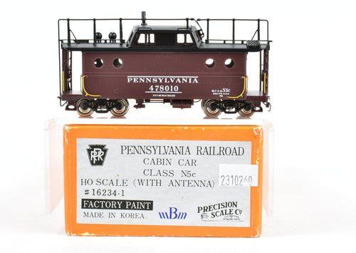 HO Brass PSC - Precision Scale Co. PRR - Pennsylvania Railroad Class N-5c Caboose FP No. 478010