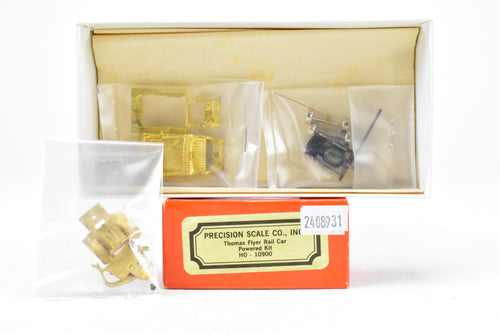 HO Brass Precision Scale Co. Inc. Thomas Flyer Powered Rail Car Kit
